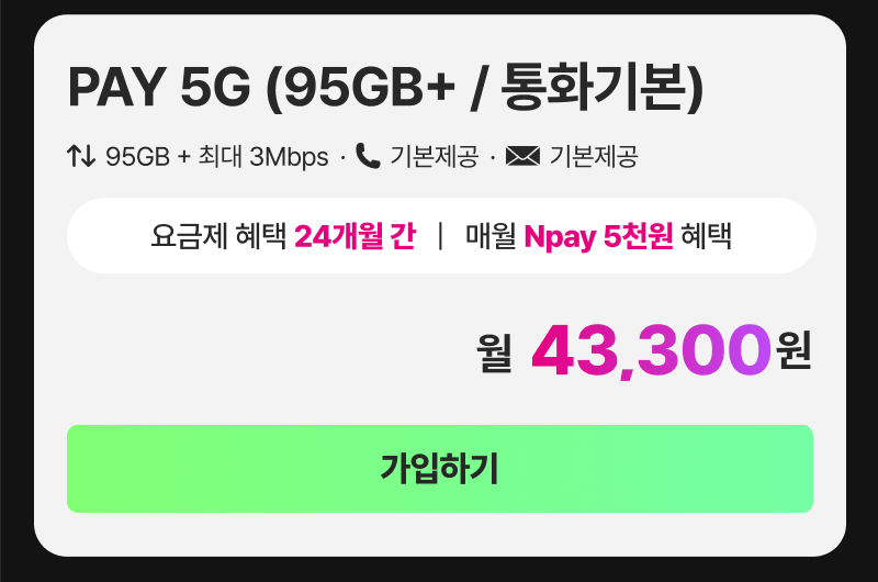 pay요금제